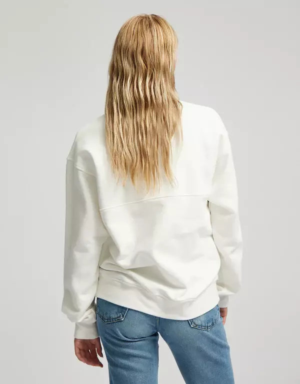 Colorful Standard Organic Quarter Zip Tropical Sea unisex grün